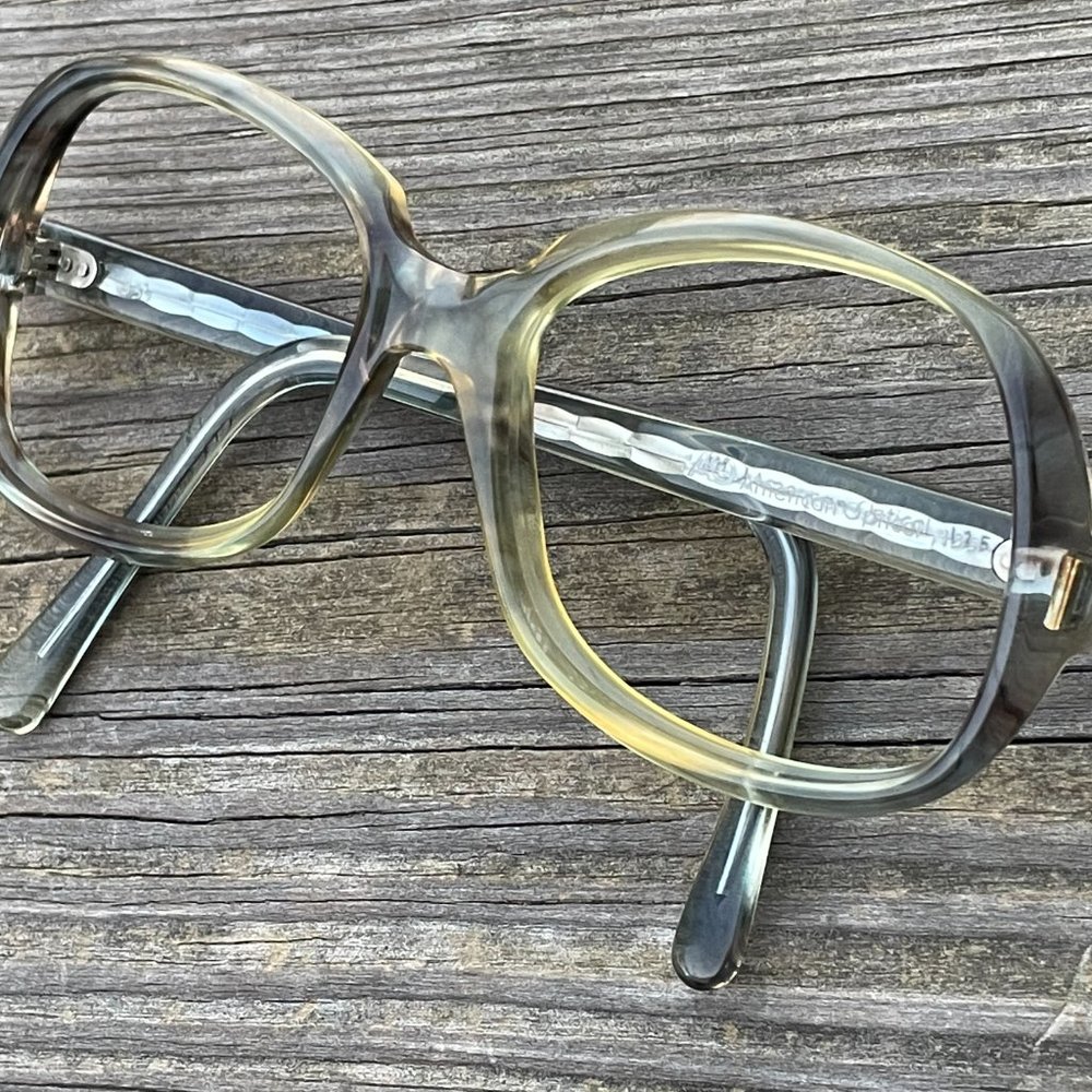 AO American Optical Eyewear Frame Vintage Glasses 50[]17 Unisex - Picture 2 of 13